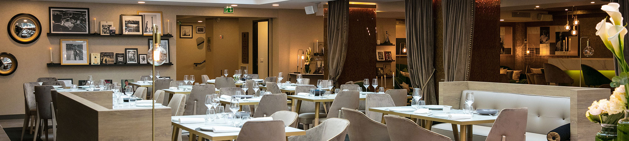 Agencement du restaurant d'un hôtel par GL events