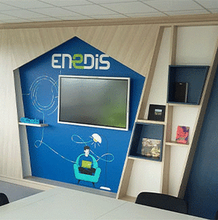 Agencement Showroom Enedis