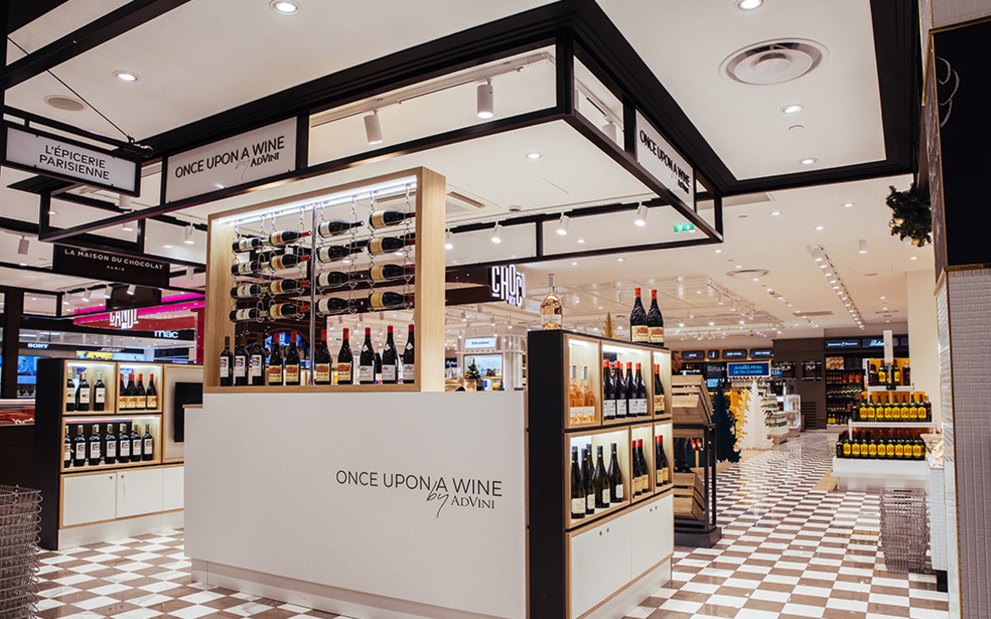 Agencement Corner de vente AdVini « Once Upon A Wine »