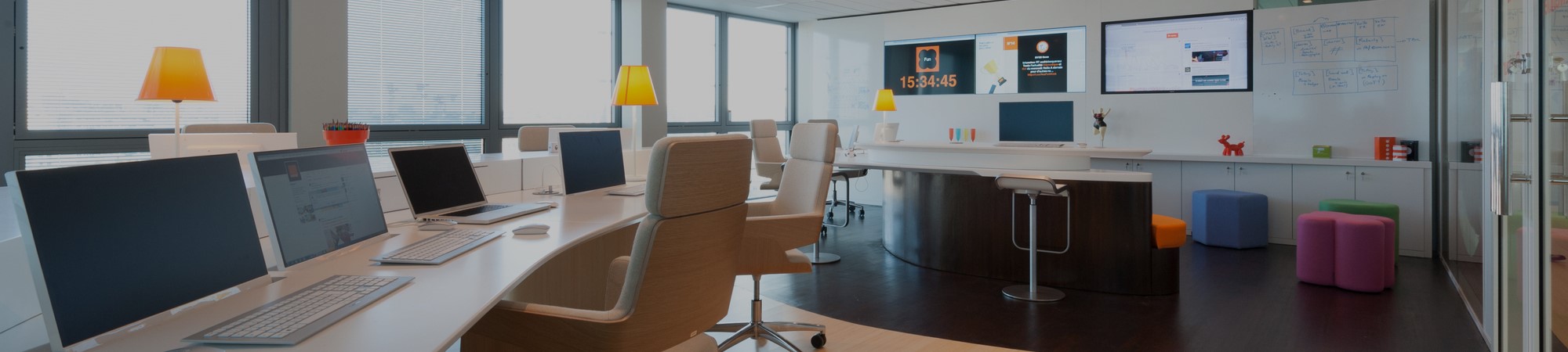 Agencement sur mesure bureaux Orange