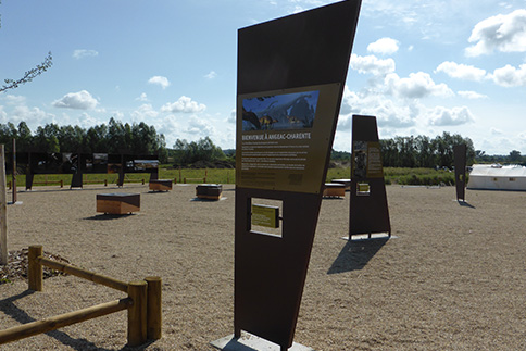 Panneaux décoratifs extérieurs en fer peinture imitation rouille