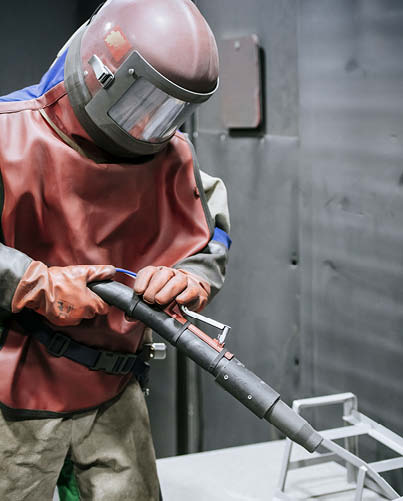 Cabine de grenaillage