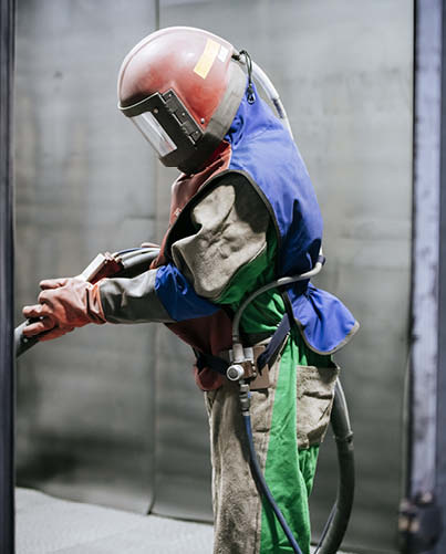 Cabine de grenaillage