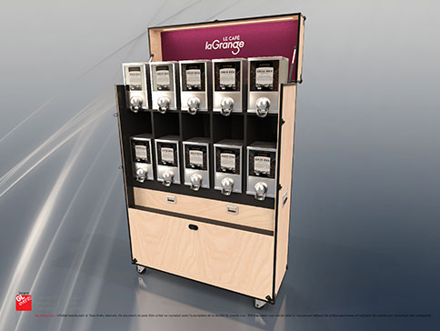 meuble café en vrac