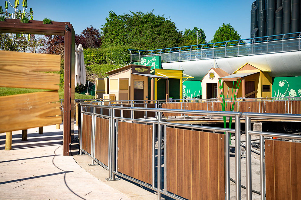 Agencement d'attraction Aventure Eclabousse - Parc du Futuroscope 