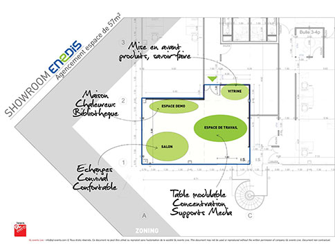 Plan général Showroom Enedis