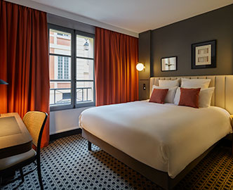 agencement hôtel - chambre