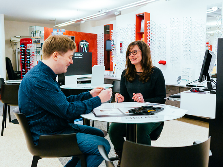 Agencement boutique optique