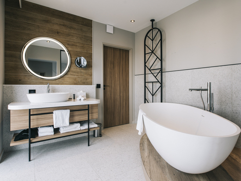 Salle de bain - hôtel - agencement