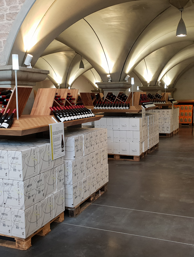 Agencement cave à vin