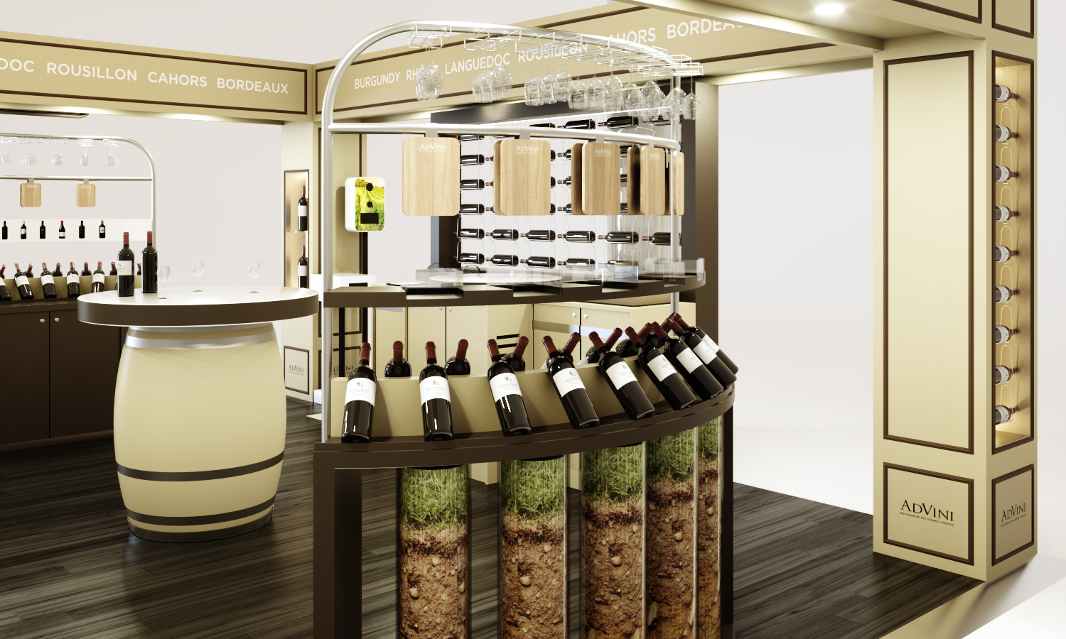 visuel Bureau d'étude - agencement caves à vins