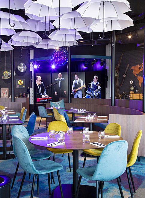 Agencement décoration restaurant atelier des saveurs futuroscope