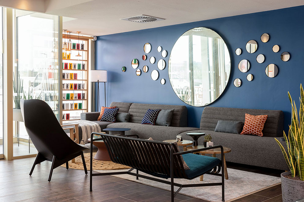 Agencement hôtel Hampton by Hilton Tours Centre 