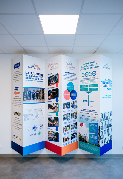 AGENCEMENT SHOWROOM SAINT-GOBAIN