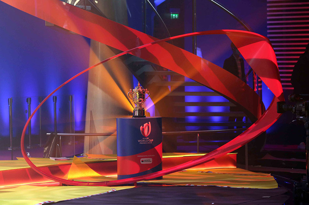 fabrication stèle coupe du monde de rugby 2023