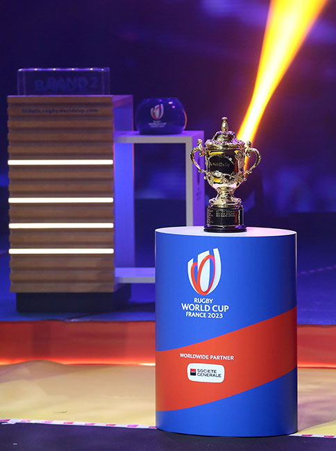 fabrication stèle coupe du monde rugby