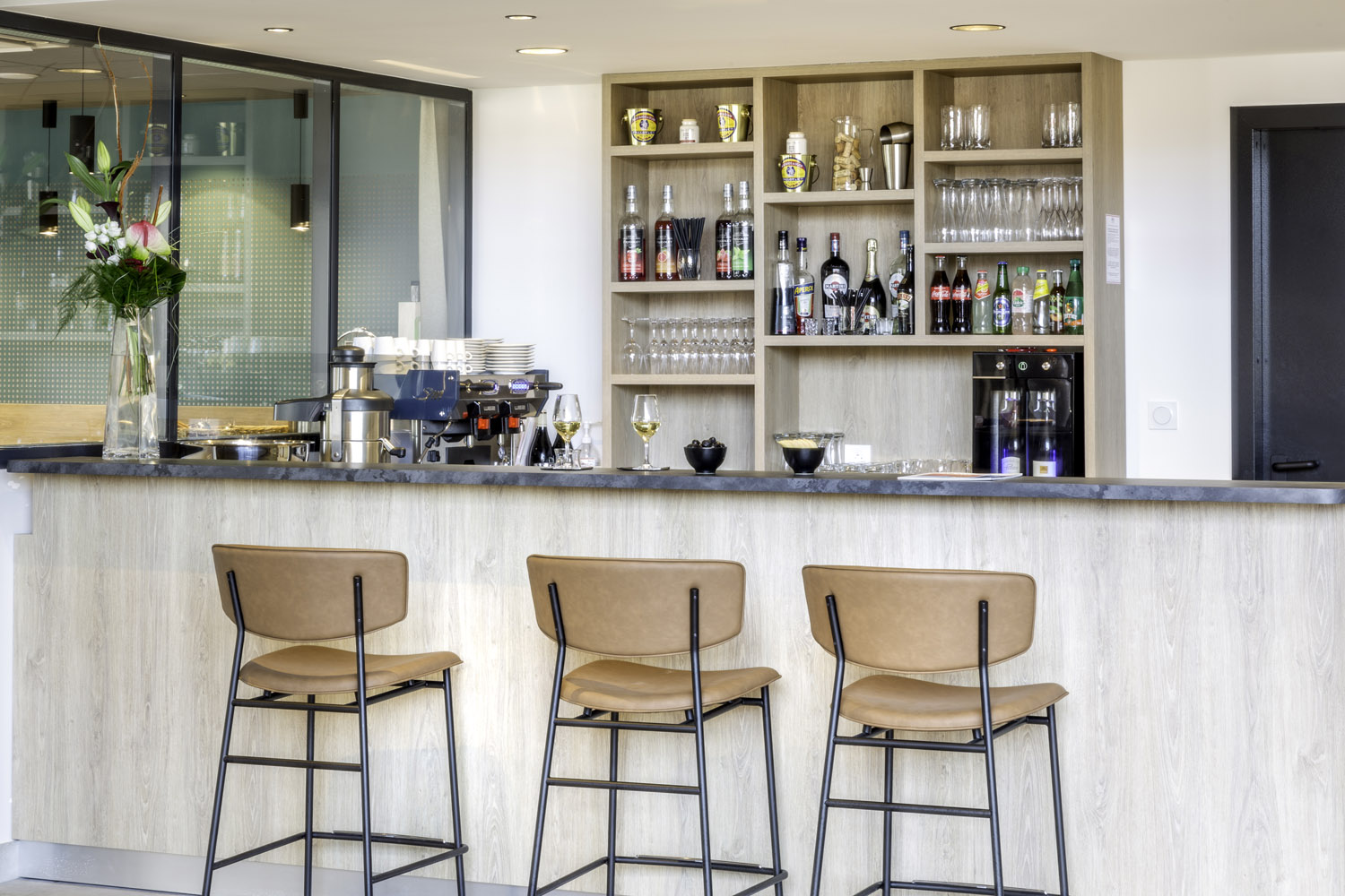 bar de l'hôtel