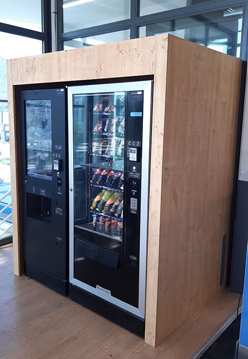 habillage sur-mesure distributeurs boissons