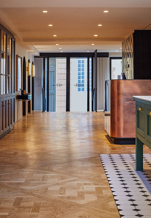 agencement espace réception - Hotel Mercure Versailles Château