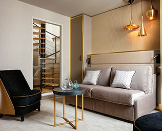 agencement hôtel ; suite d'hôtel