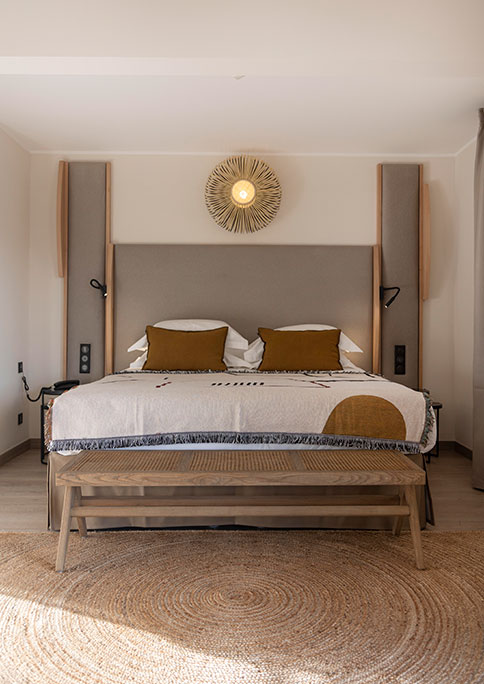 Agencement des chambres - Hôtel L'Acquale Calvi 