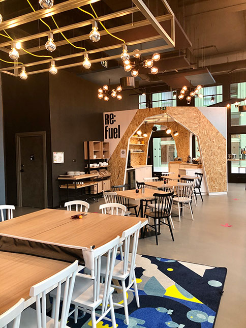 Aménagement espace de vie - hôtel Aloft Strasbourg   