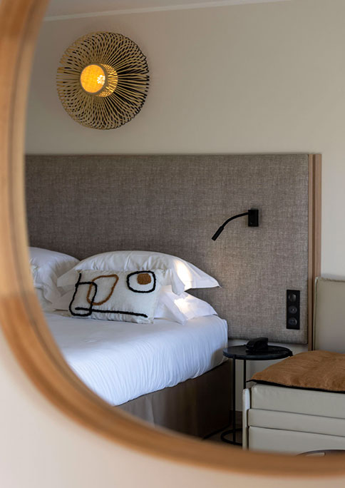 Agencement Chambre salle de bain - hôtel L'Acquale Calvi 