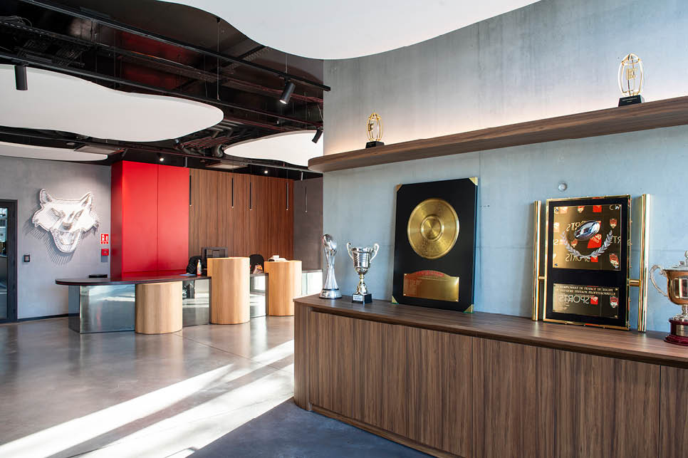 Agencement bureaux du Lou Rugby