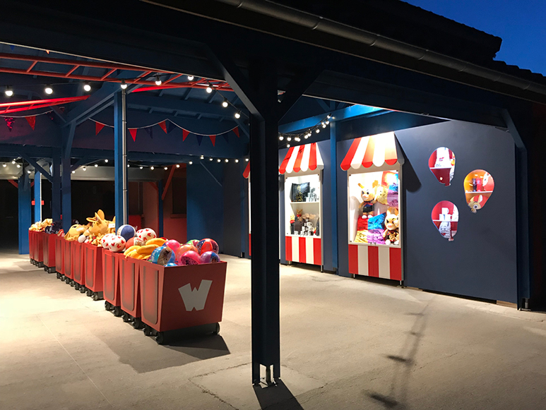 Agencement boutique de souvenirs