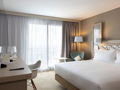 Agencement chambre Hôtel Hilton Garden Inn Le Havre 