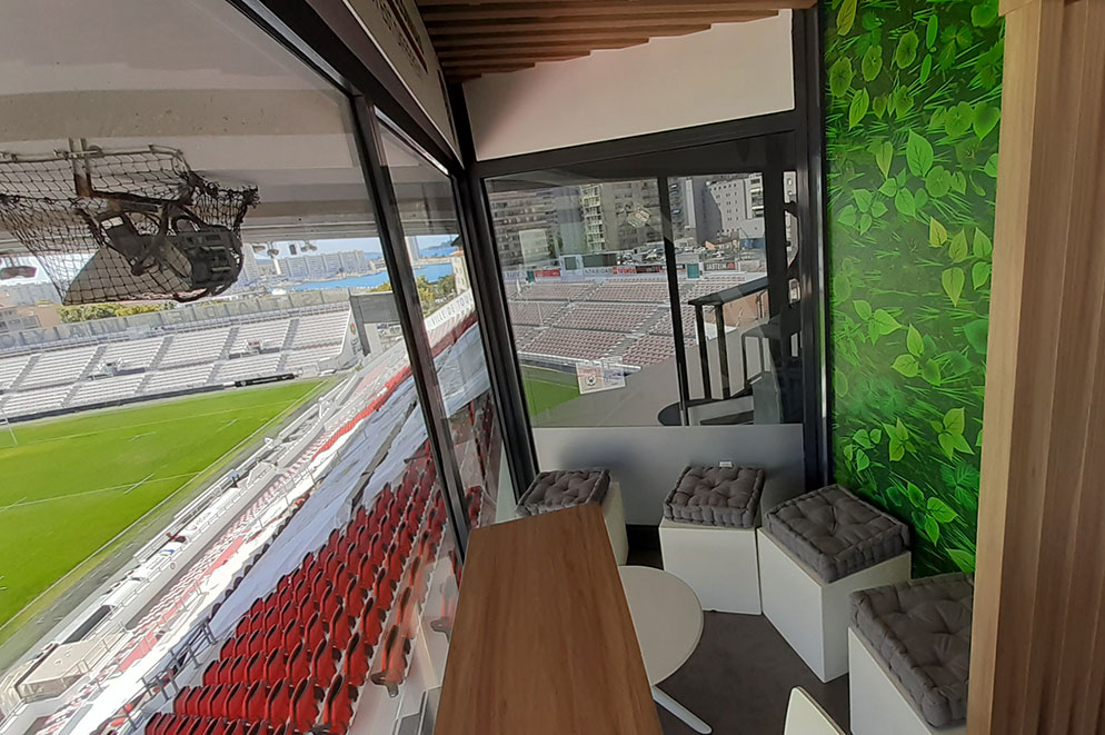 Agencement loges stade Mayol - Rugby Club Toulonnais