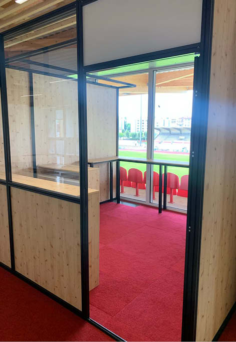 Agencement espace sportif Club US Dax