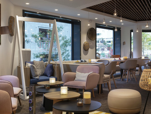 Espace de réception - hôtel - agencement
