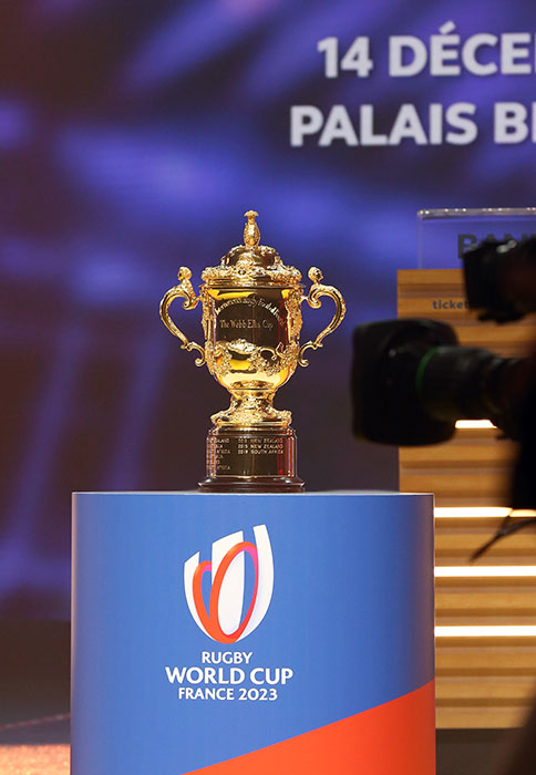 fabrciation stèle coupe du monde de Rugby 2023