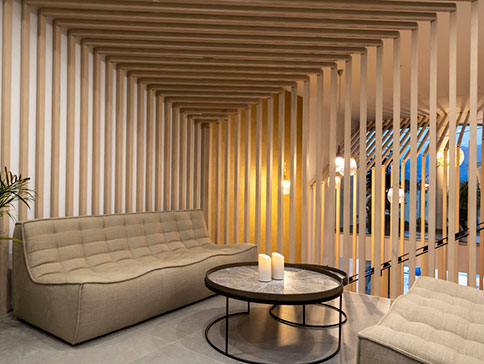 Agencement Espace Salon - Hôtel L'Acquale Calvi 