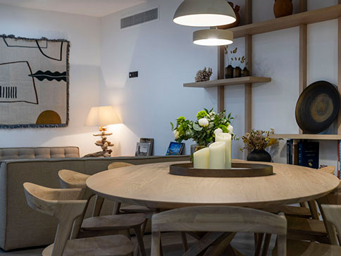 Agencement espace Salon - Hôtel L'Acquale Calvi 