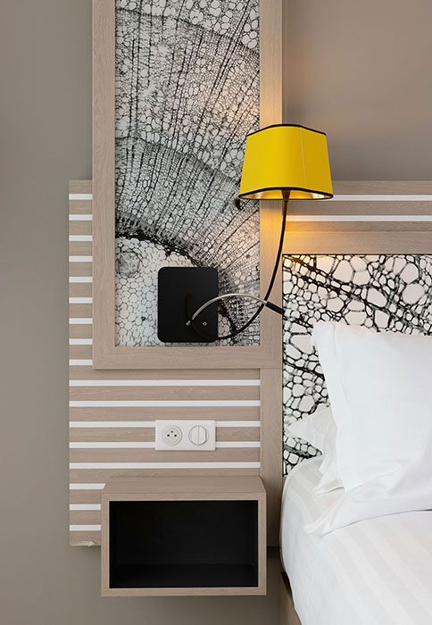 Agencement chambre Hôtel Hilton Garden Inn Tours Centre