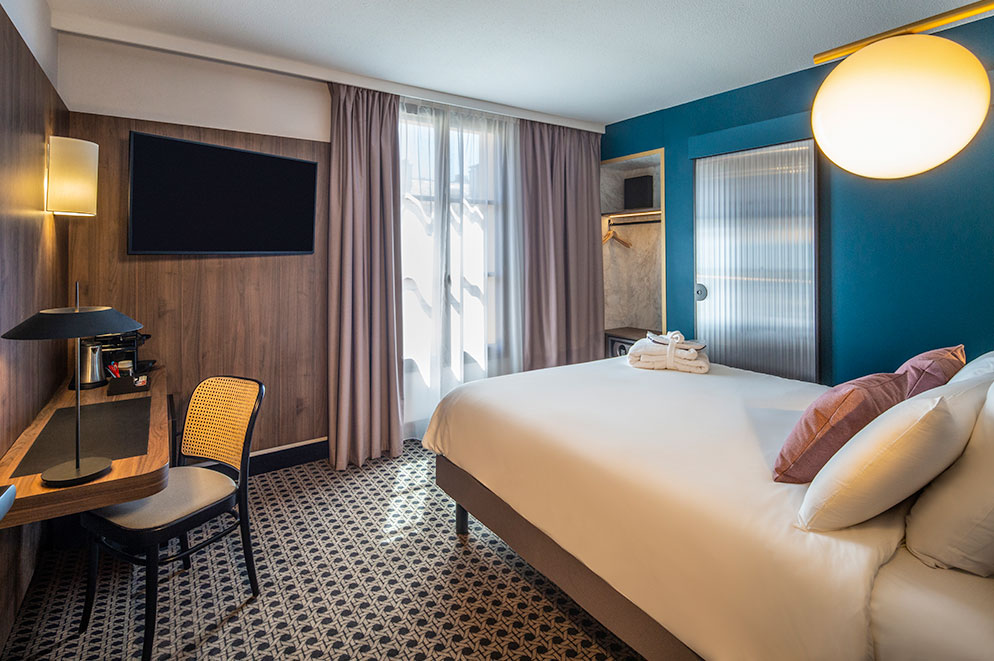 agencement chambres - hôtel Mercure Versailles Château