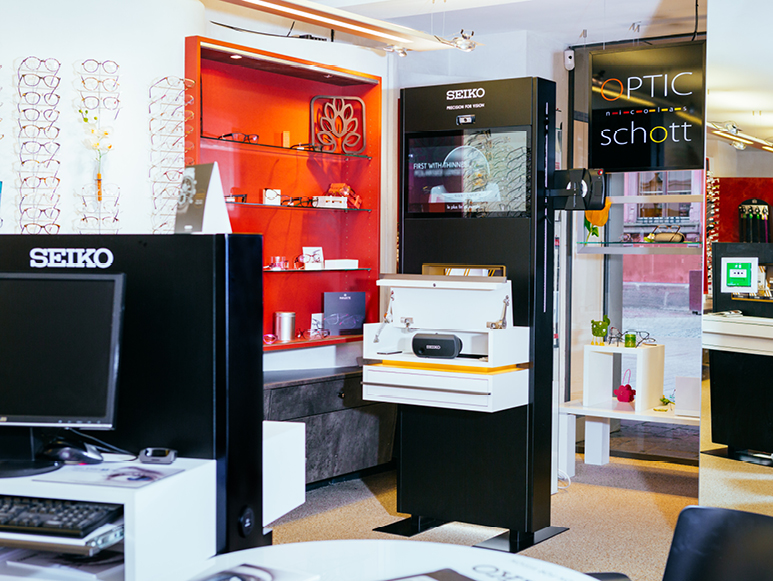 Agencement boutique optique