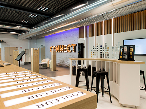 agencement Showroom Le Mat' Electrique  