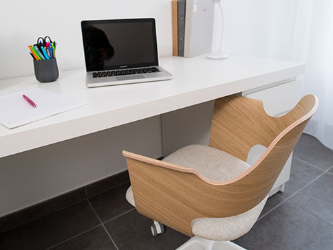 aménagement bureau - résidence VIllenciel  