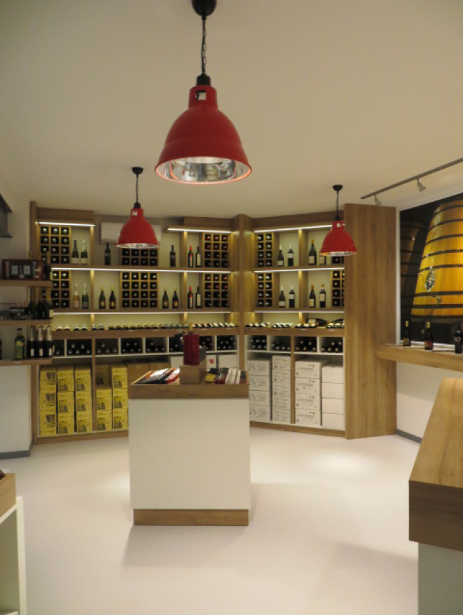 Agencement cave à vin