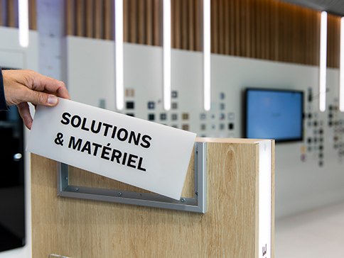 agencement Showroom Le Mat' Electrique  