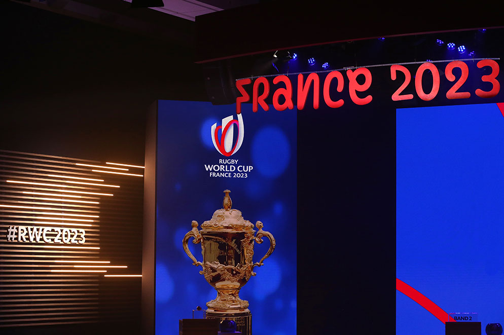 signalétique tirage au sort Coupe du monde rugby 2023