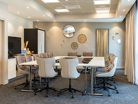 Agencement salle séminaire  Hôtel Hilton Garden Inn Le Havre 