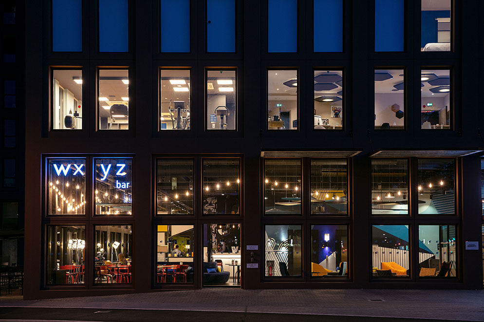 Extérieur hôtel Aloft Strasbourg - groupe Marriott 