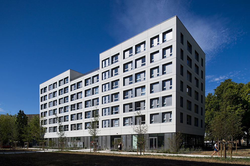 Agencement chambre étudiante : résidence star player bâtiment extérieur  