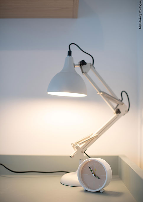 décor lampe ; résidence studéa Paris Riquet