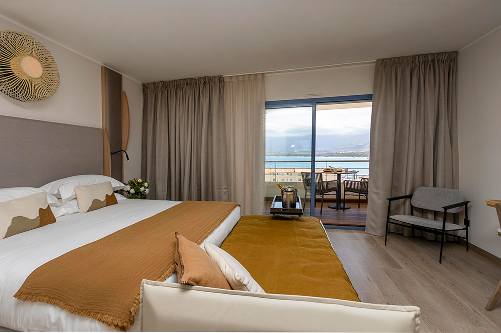 agencement Suite Prestige - Hôtel L'Acquale Calvi 