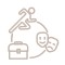 Agencement d'enceintes sportives